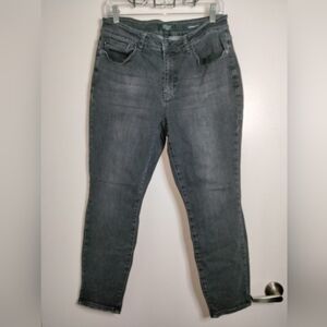 Judy Blue (Size 16W) Dark Wash "Boyfriend Fit" Cotton Blend Stretch Jeans